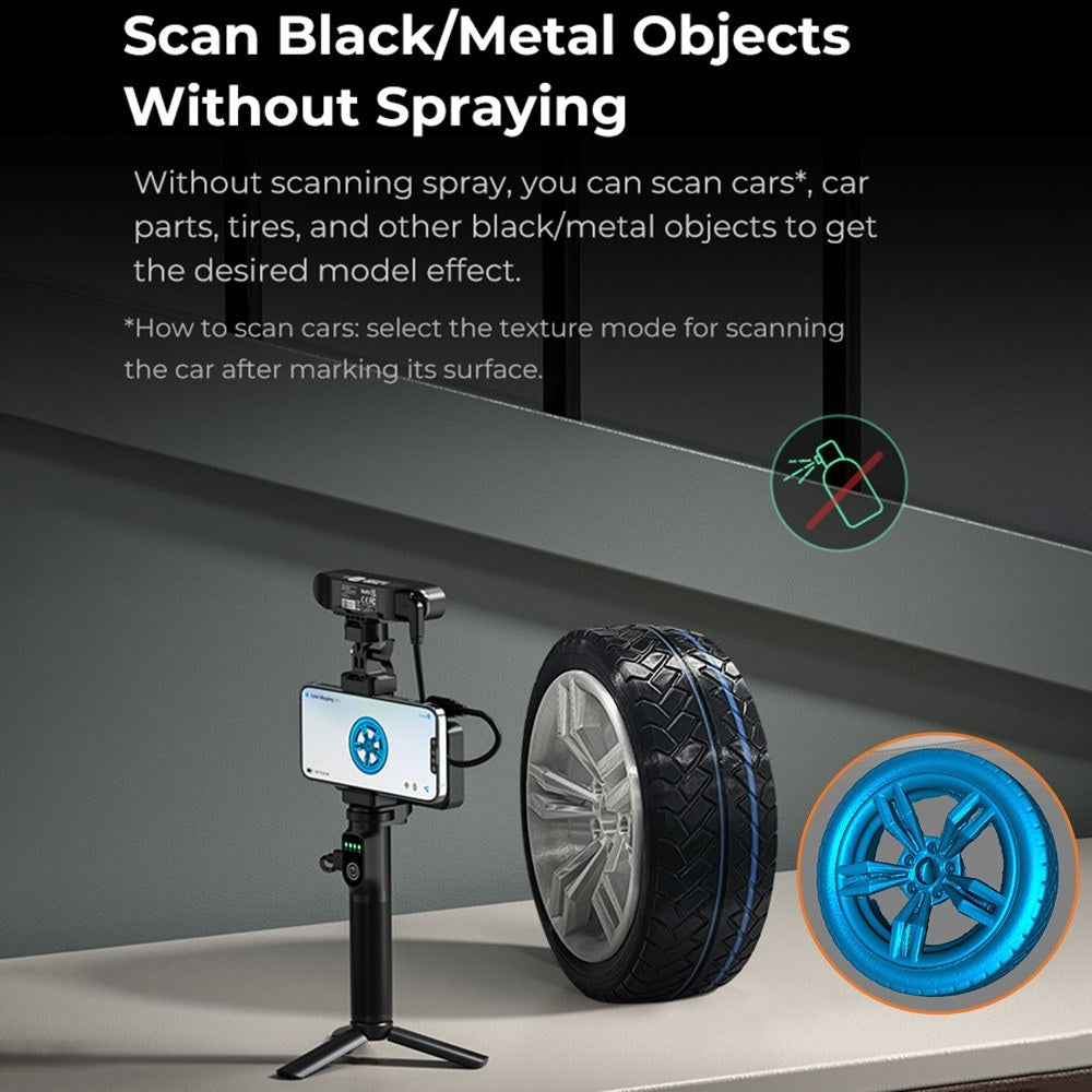 Creality CR-Scan Ferret Pro 3D Scanner, Portable Handheld, 30fps, 0.1mm Accuracy, ASIC Chipset, Dual Mode