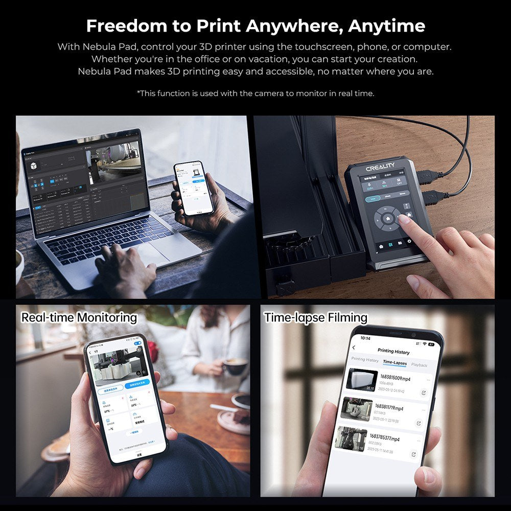 Creality Nebula Smart Kit: 4.3 IPS Touchscreen & Camera