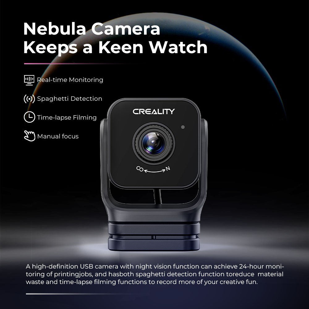 Creality Nebula 3D Printer Camera for Ender-3 V3/3V3 Plus, CR-10 SE, Holot-Mage/Pro
