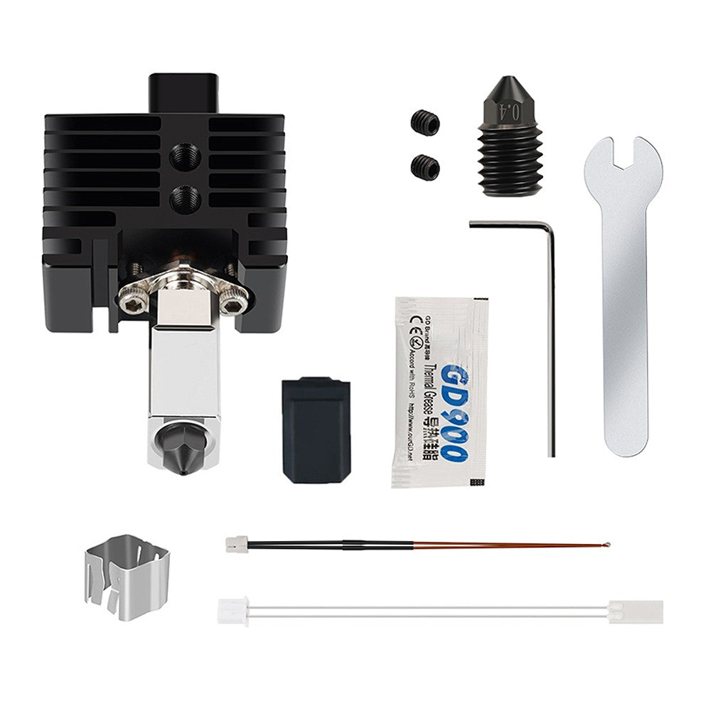 High-Temp Stabilized Extruder Hotend V2.0 for Bambu Lab X1C P1P 3D Printers