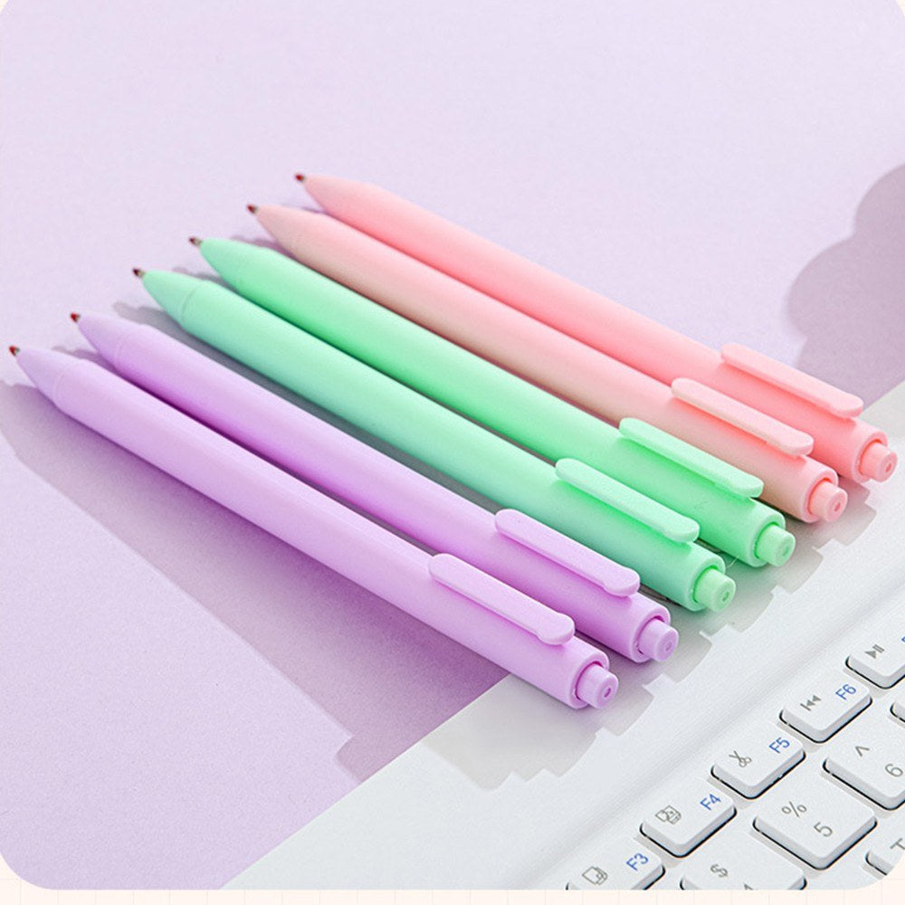 Cute Stationery Set: Basic Calculator, Long Tail Paper Clamp, Pens, Bookmark, Pushpin, Math Organizer for School, Office, Home, Classroom