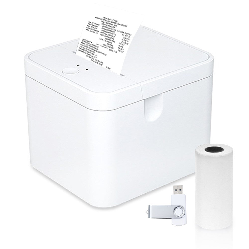 58mm POS Receipt Printer USB+Bluetooth for Shipping, Restaurant, Kitchen, Retail & Home Business
