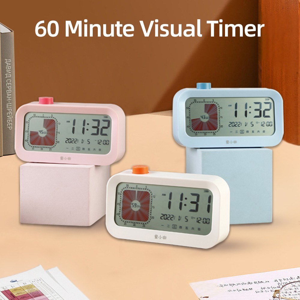 60-Minute Visual Countdown Timer