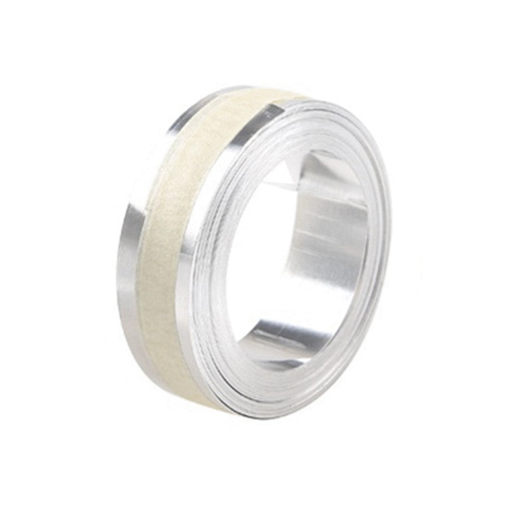 Self-Adhesive Aluminum Embossing Tape for DYMO Label Makers M1011/M11 - 12mm x 3.65m, 1 Roll