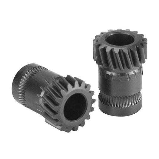 2PCS High-Strength Die Steel Helical Gear Replacement for Mini V1/V2 Sherpa Extruders