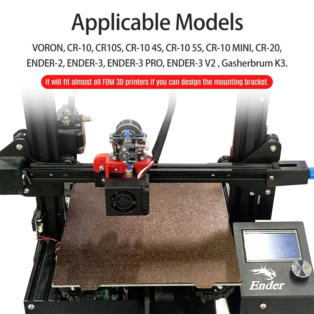 Sherpa Mini CNC All-Metal Extruder Kit with 36 Moons Motor for High-Temp 3D Printing - Compatible with VORON, CR-10 Series, ENDER-2/3 Series, Gasherbrum K3