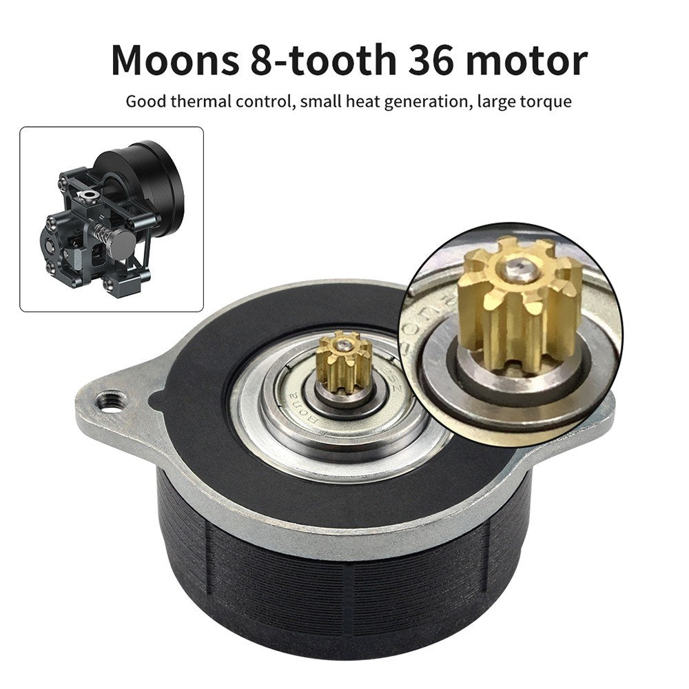 Sherpa Mini CNC All-Metal Extruder Kit with 36 Moons Motor for High-Temp 3D Printing - Compatible with VORON, CR-10 Series, ENDER-2/3 Series, Gasherbrum K3