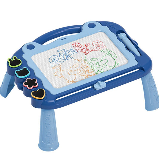Toddler Magnetic Drawing Board with 4 Stamps & Pen – Educational Sketch Toy for Ages 2-3, Perfect Birthday Gift