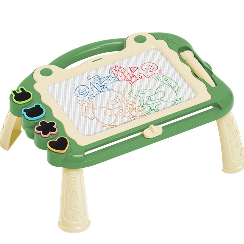 Toddler Magnetic Drawing Board with 4 Stamps & Pen – Educational Sketch Toy for Ages 2-3, Perfect Birthday Gift
