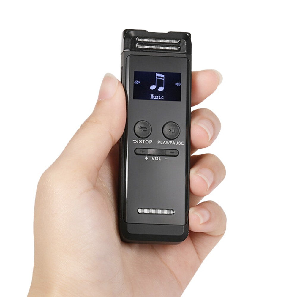 32GB Voice Activated Recorder & MP3 Music Player with Mic, Speaker, & Earphones