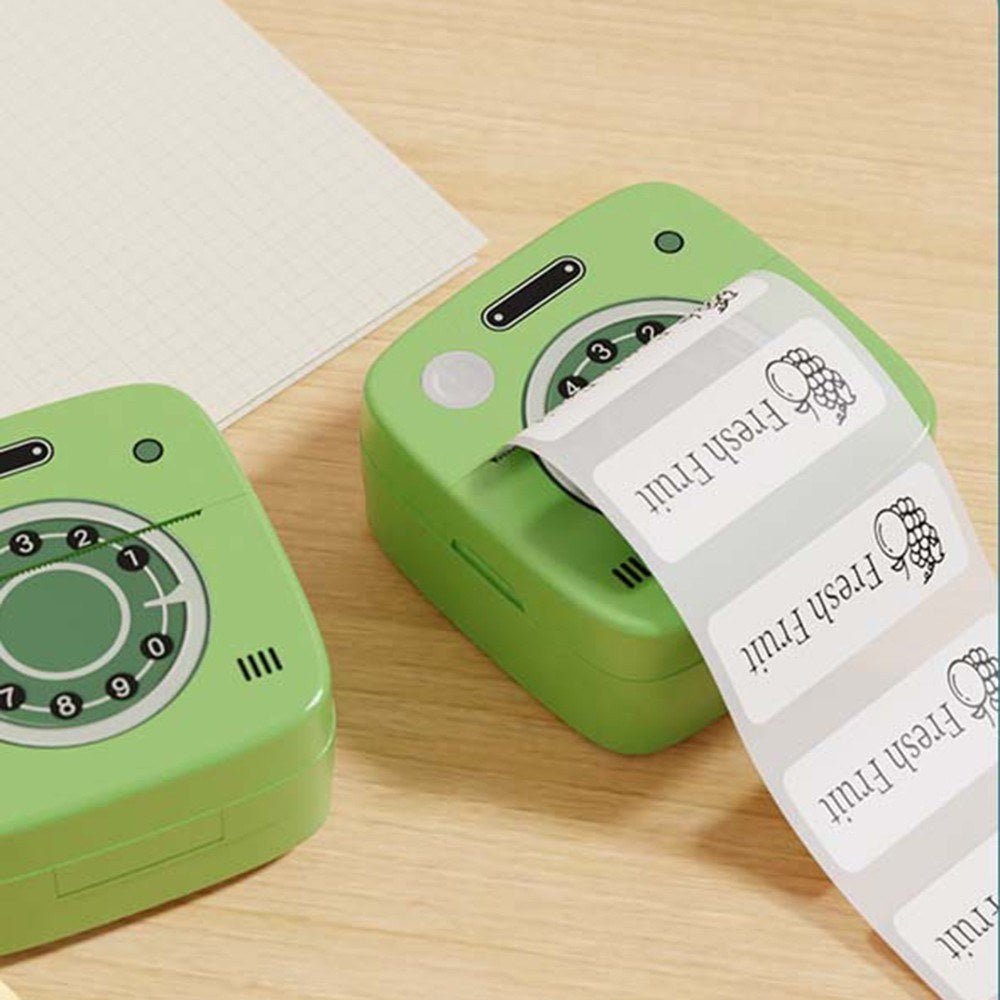 Portable Mini Pocket Thermal Printer - Instant Photo & Label Maker, Scrapbook & Journal Tool, Includes 57x26mm Paper Roll