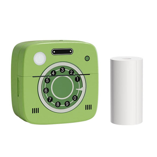 Portable Mini Pocket Thermal Printer - Instant Photo & Label Maker, Scrapbook & Journal Tool, Includes 57x26mm Paper Roll