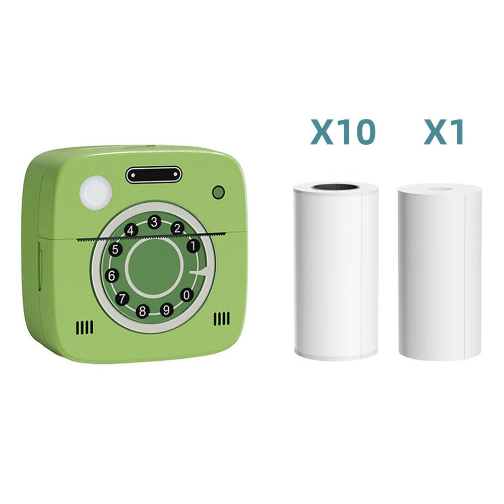 Portable Mini Pocket Thermal Printer - Instant Photo & Label Maker, Scrapbook & Journal Tool, Includes 57x26mm Paper Roll