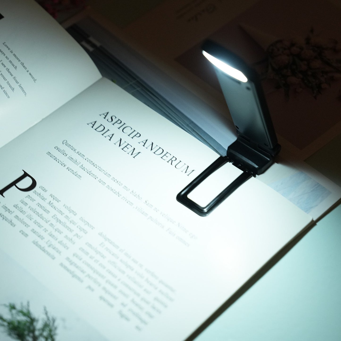 Clip-On LED Booklights for Bedtime Reading