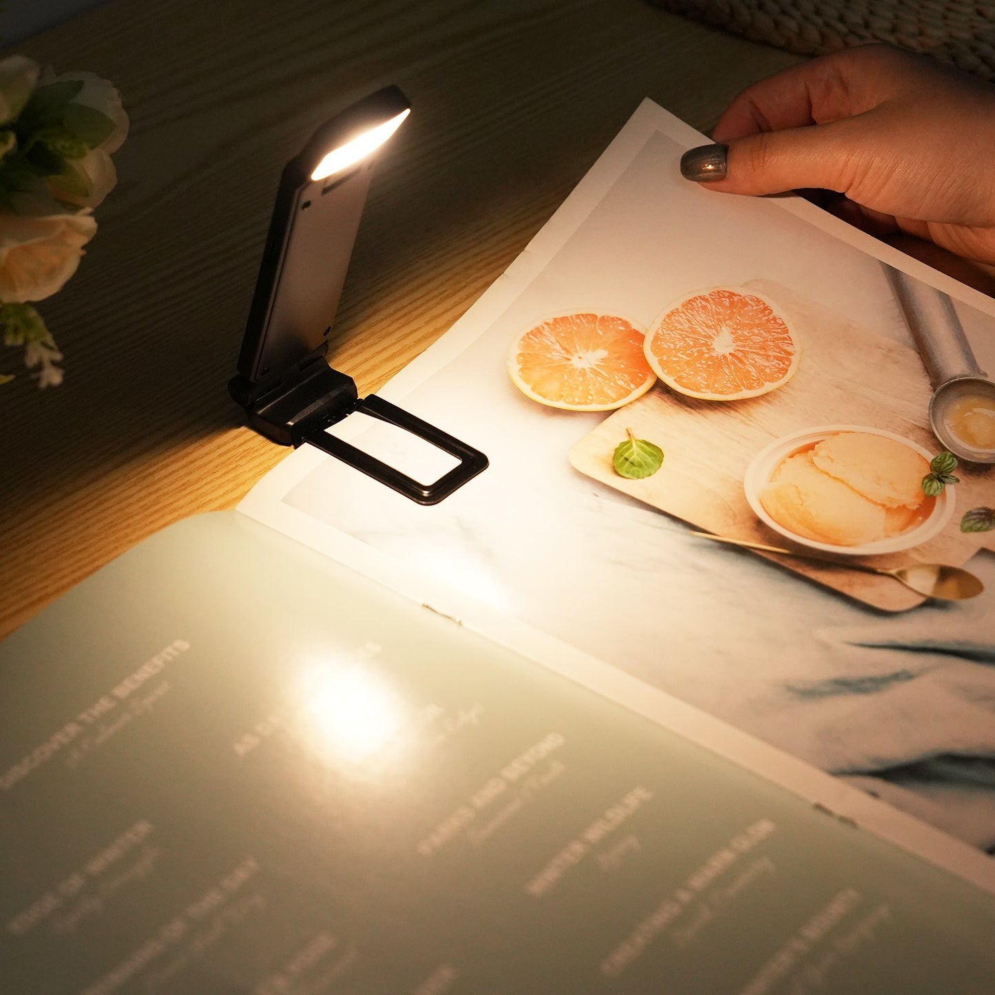 Clip-On LED Booklights for Bedtime Reading