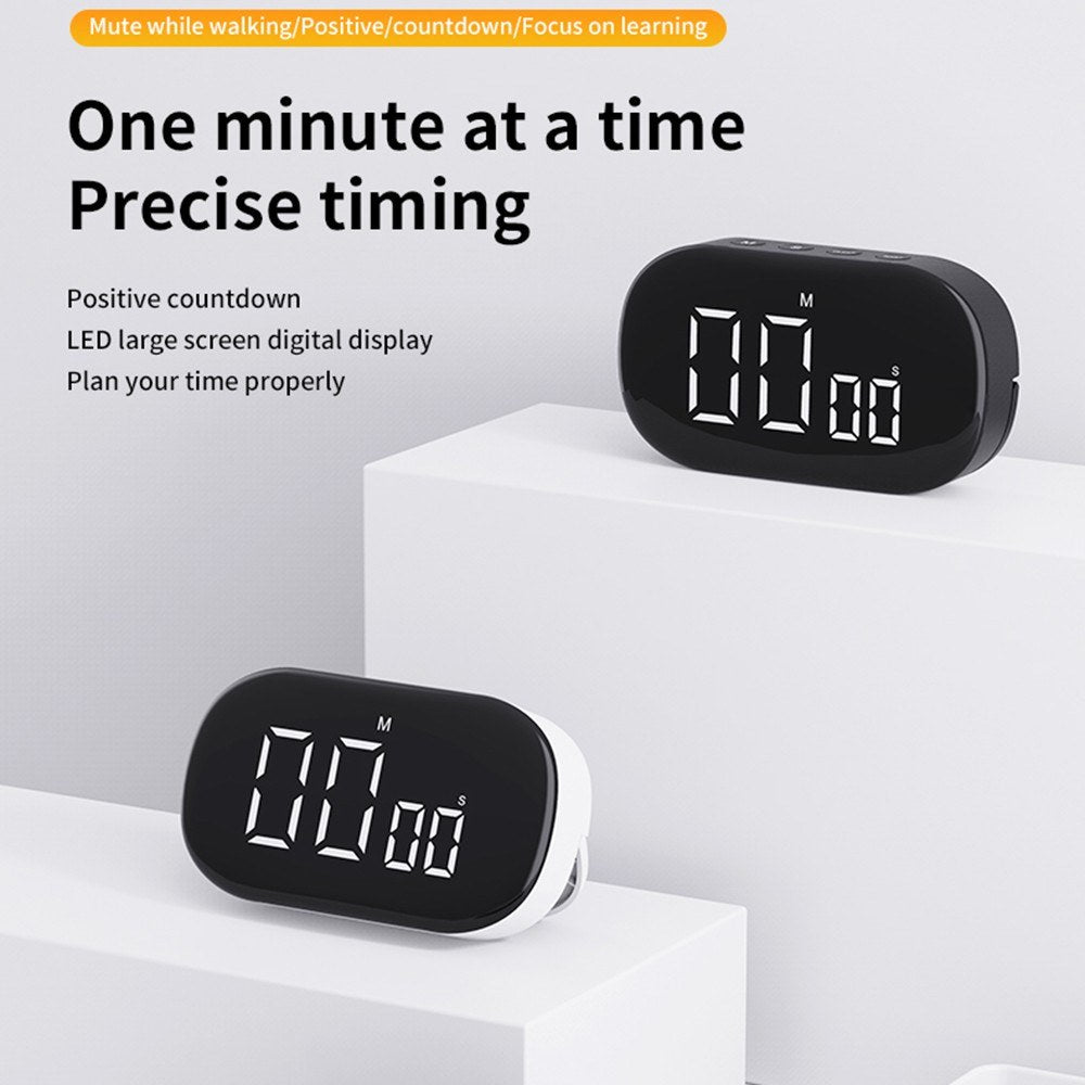 Magnetic Digital Kitchen Timer with Count Up/Down, Stand & Large LED Display