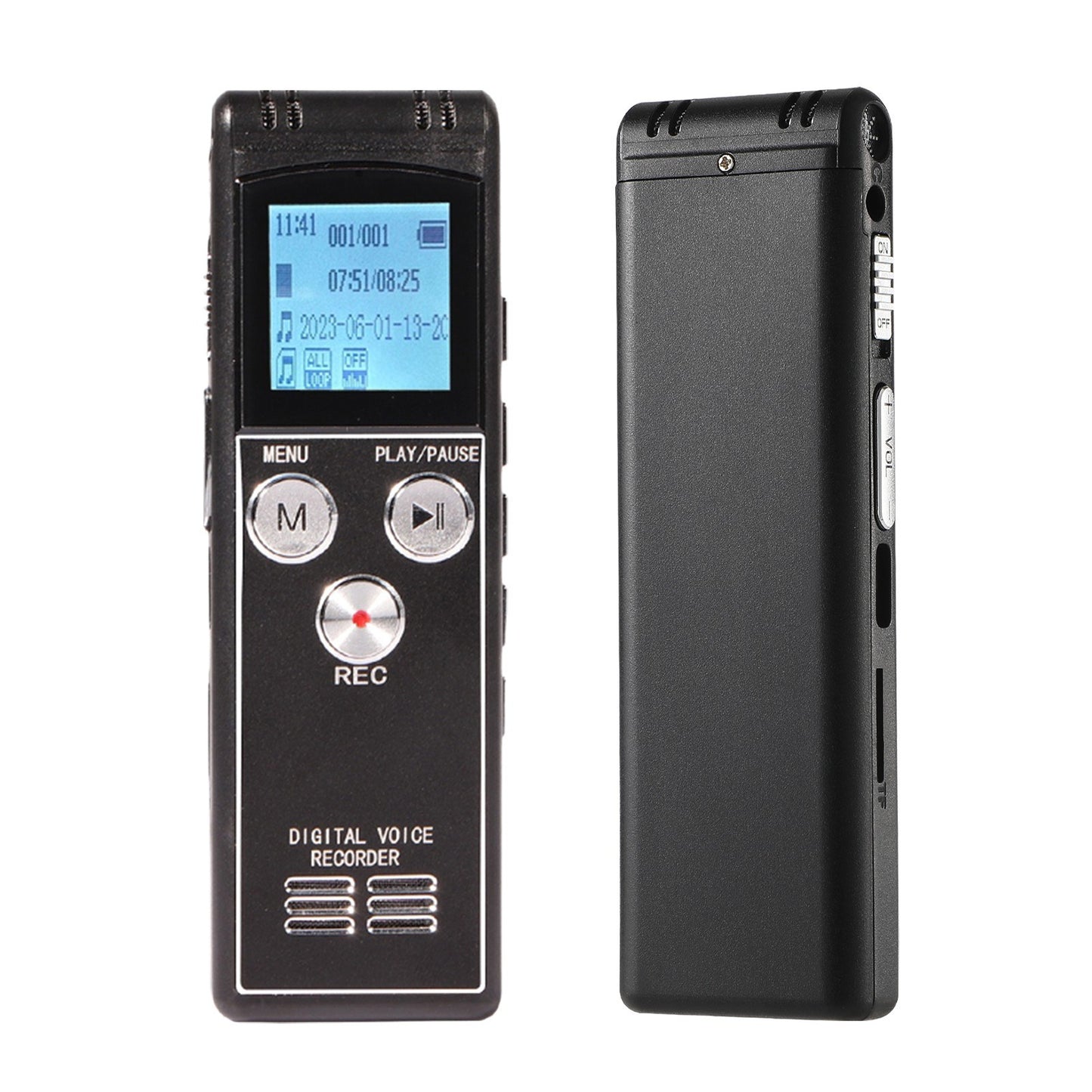 Digital Voice Recorder 40GB T63 with MP3 Player, Mic & Speaker