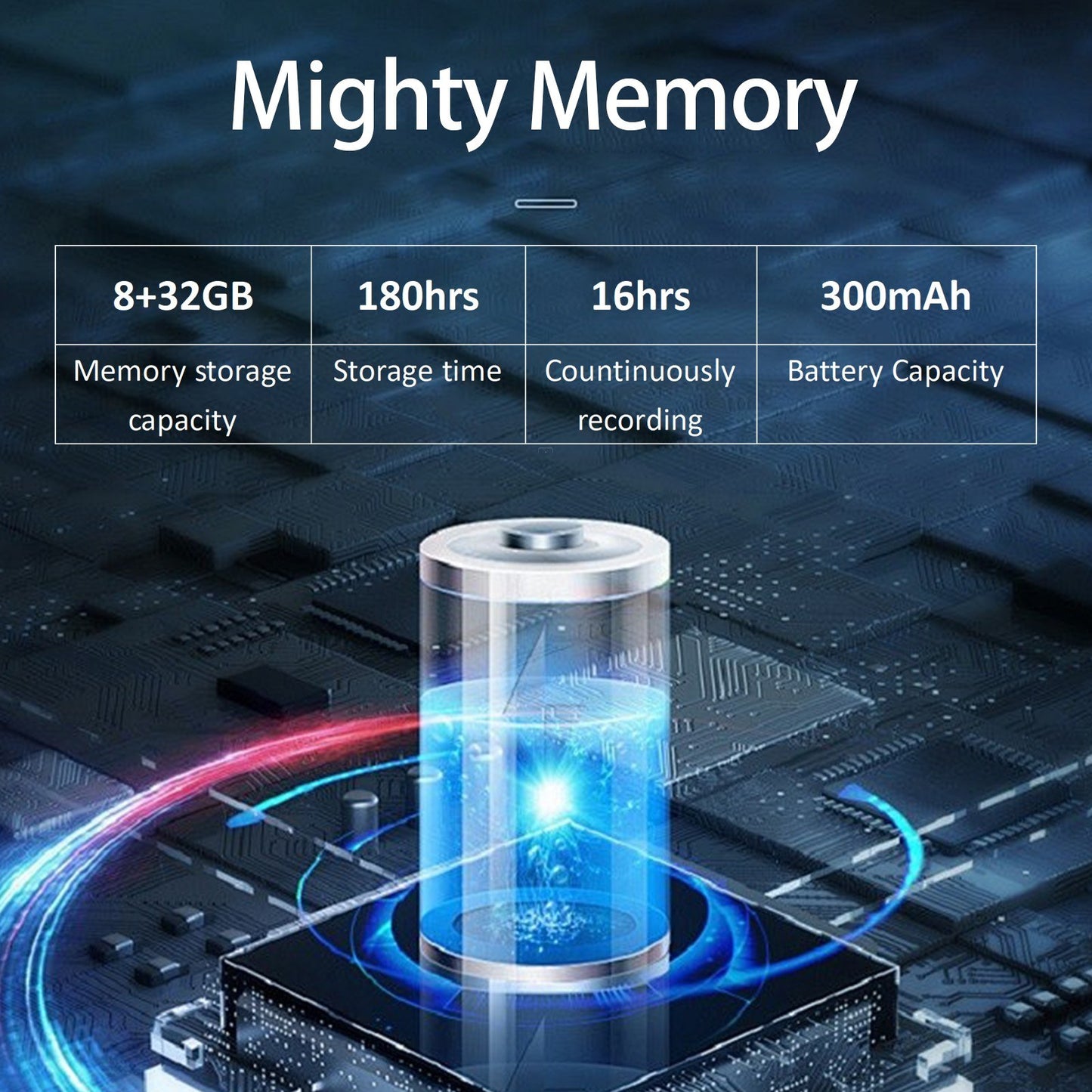 Digital Voice Recorder 40GB T63 with MP3 Player, Mic & Speaker