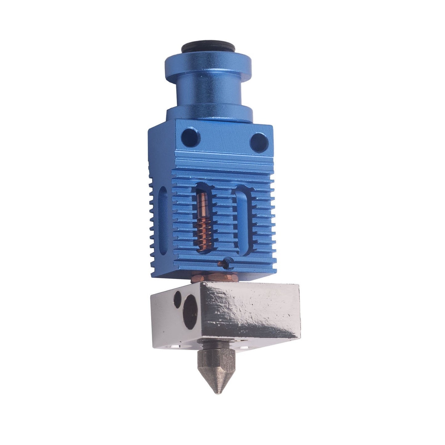 Enhanced 3D Printer Hot End Kit: Copper Heating Block, Titanium Alloy Throat, 3 Material 0.4mm Nozzles, Silicone Socks