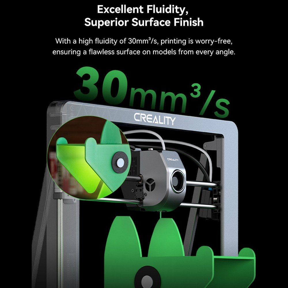 Creality Ender Fast PLA Filament 1.75mm - High Fluidity & Speed, High Success Rate, 1KG Spool, +/-0.03mm Accuracy