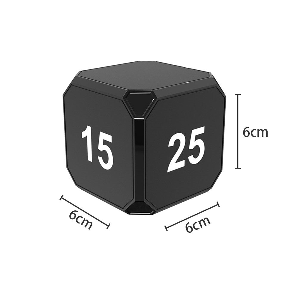 Gravity Sensor Rotating Cube Timer