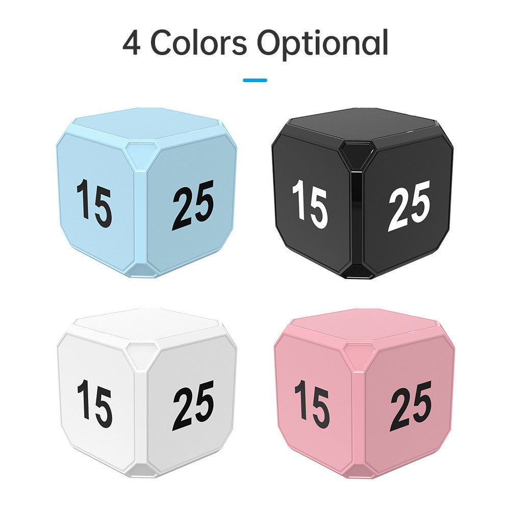 Gravity Sensor Rotating Cube Timer