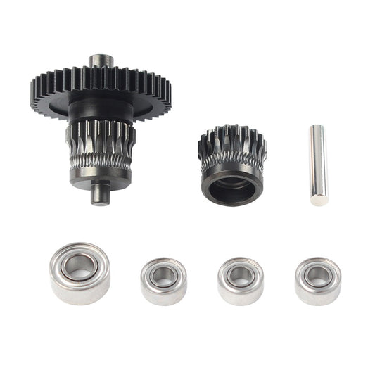 Nano-Coated Hardened Steel Gear Set for Sprite Extruder - Wear & Corrosion Resistant, High Temp Filament Feeder Kit