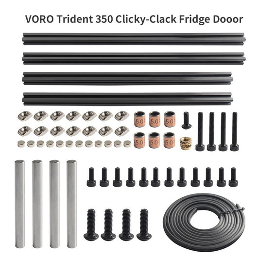 3D Printer Door Accessory Kit for 350mm VORO Trident/2.4 - Protective Metal Frame