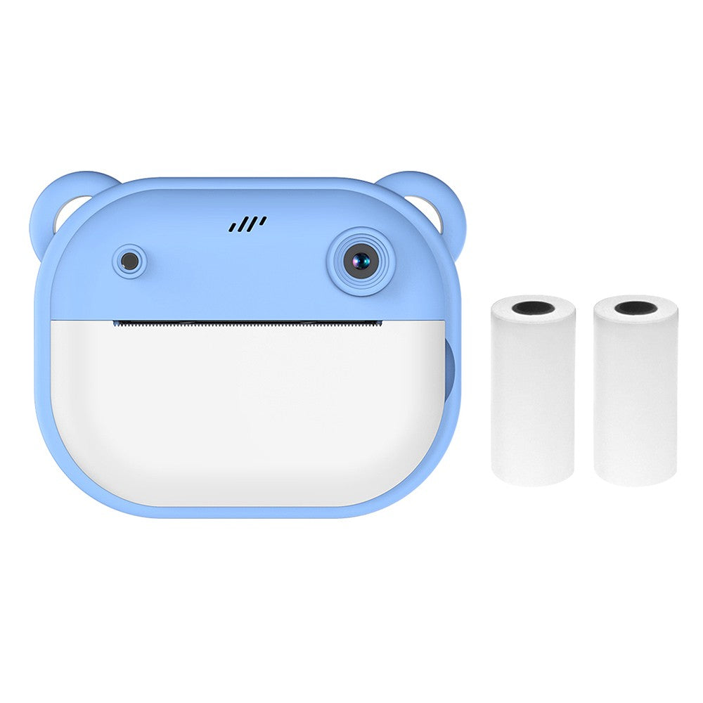 1080P Kids Digital Camera with Thermal Printing, 2.4-Inch IPS Screen, Selfie & Video, Auto Focus, Includes 2 Print Paper Rolls