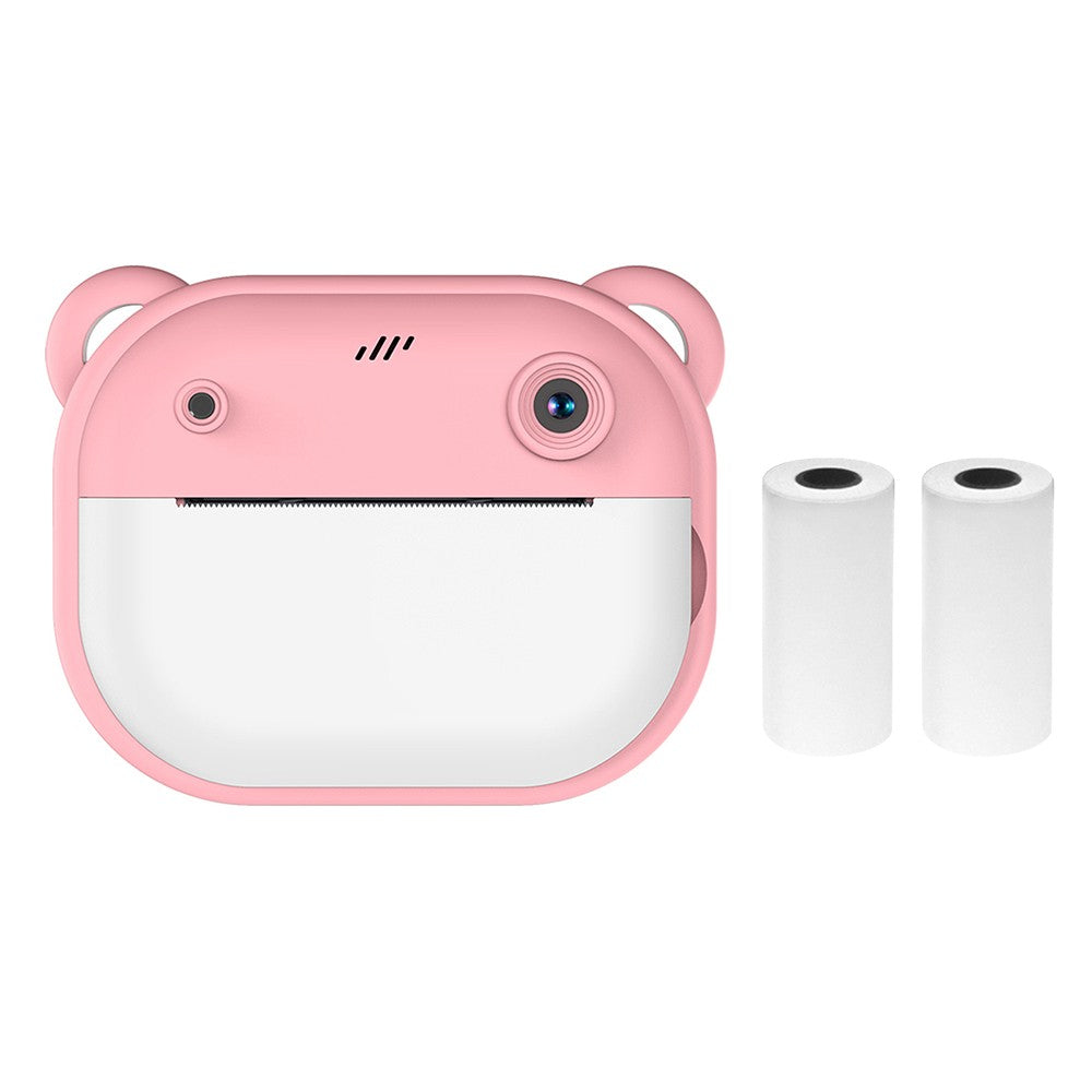 1080P Kids Digital Camera with Thermal Printing, 2.4-Inch IPS Screen, Selfie & Video, Auto Focus, Includes 2 Print Paper Rolls