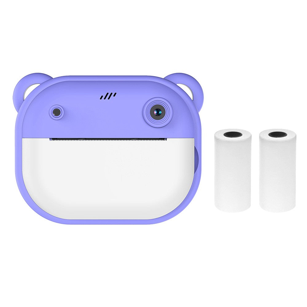 1080P Kids Digital Camera with Thermal Printing, 2.4-Inch IPS Screen, Selfie & Video, Auto Focus, Includes 2 Print Paper Rolls