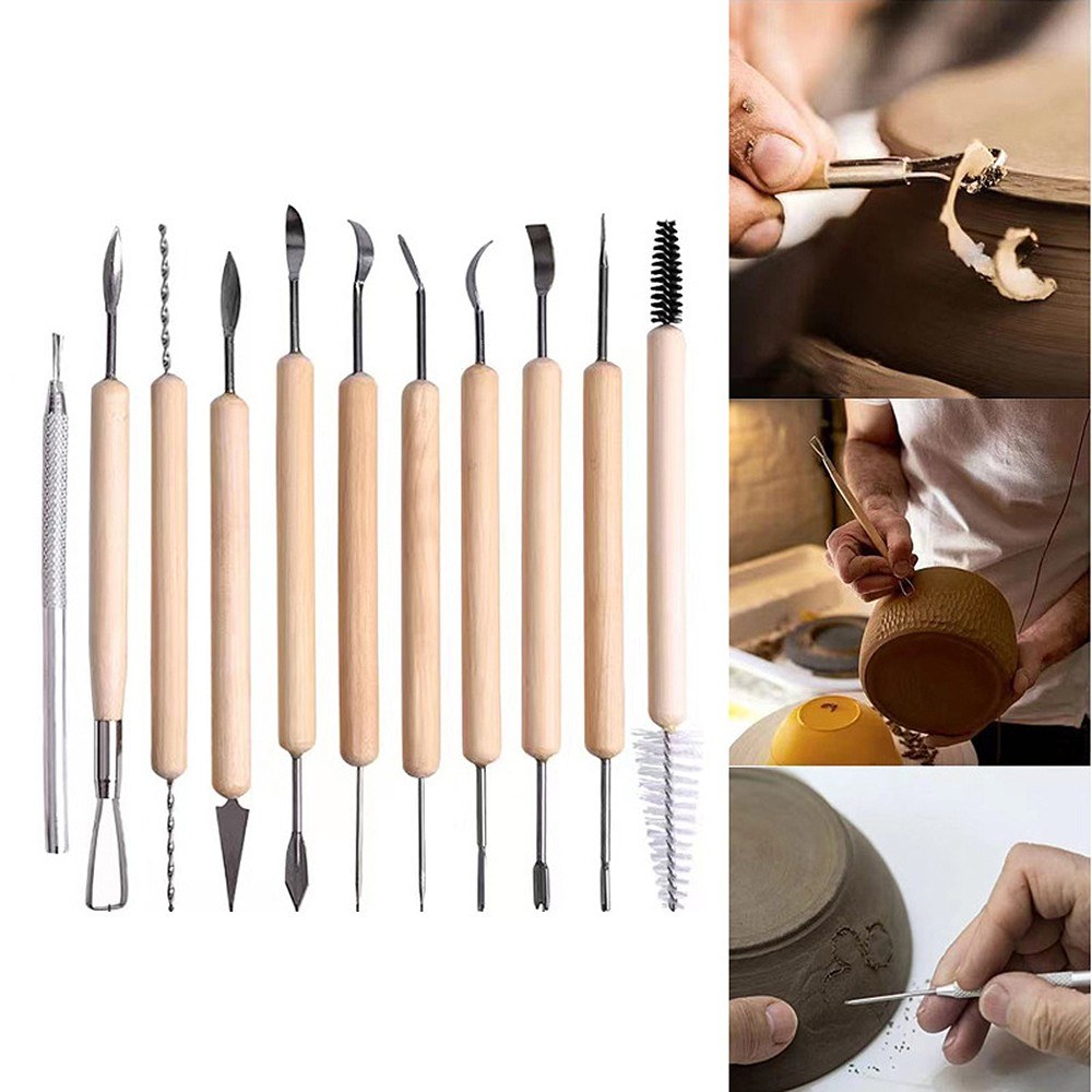 40pcs Ceramic Clay Carving & Pottery Sculpting Tools Set