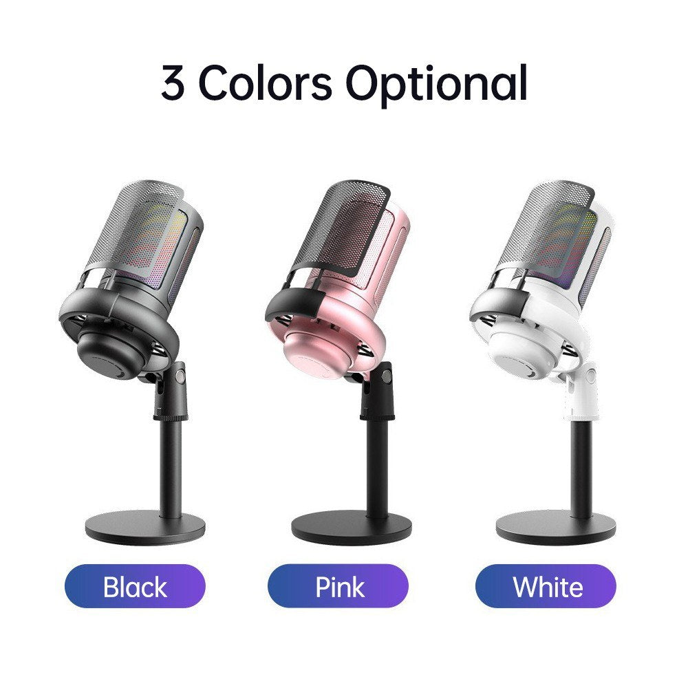 RGB USB Microphone Kit with Tripod for Computer