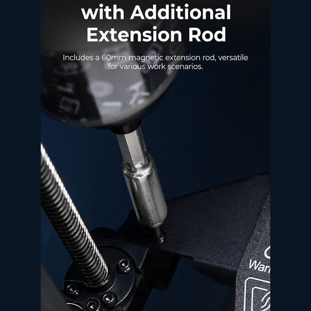 Creality Cordless Electric Screwdriver with 32 CRV Steel Bits, USB Charging, Portable Carry Case