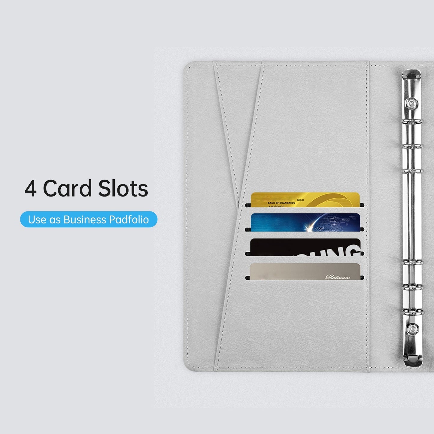 Secure A5 Leather Notebook with Fingerprint Lock & 16GB USB Drive - Lined Journal Planner