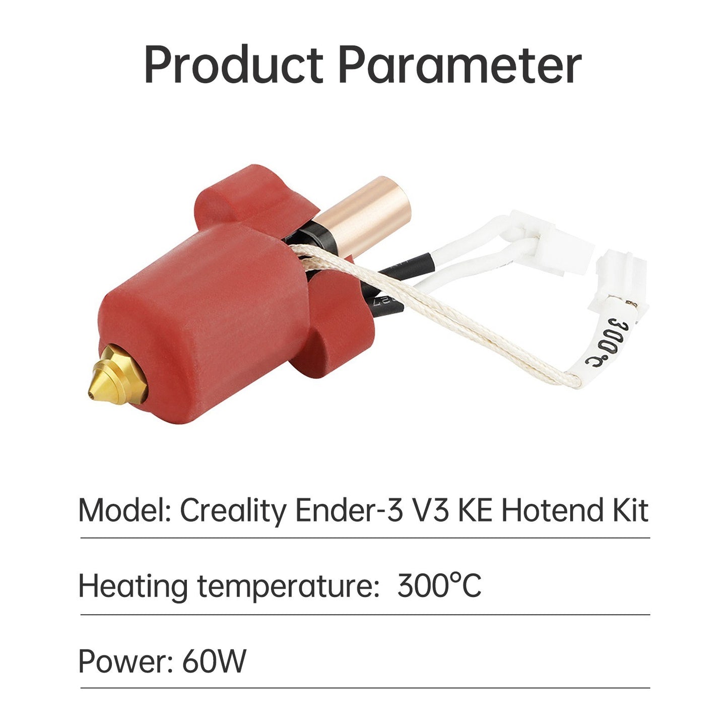 Creality Ender-3 V3 KE Ceramic Heater Block Kit for PLA/ABS/PETG/TPU
