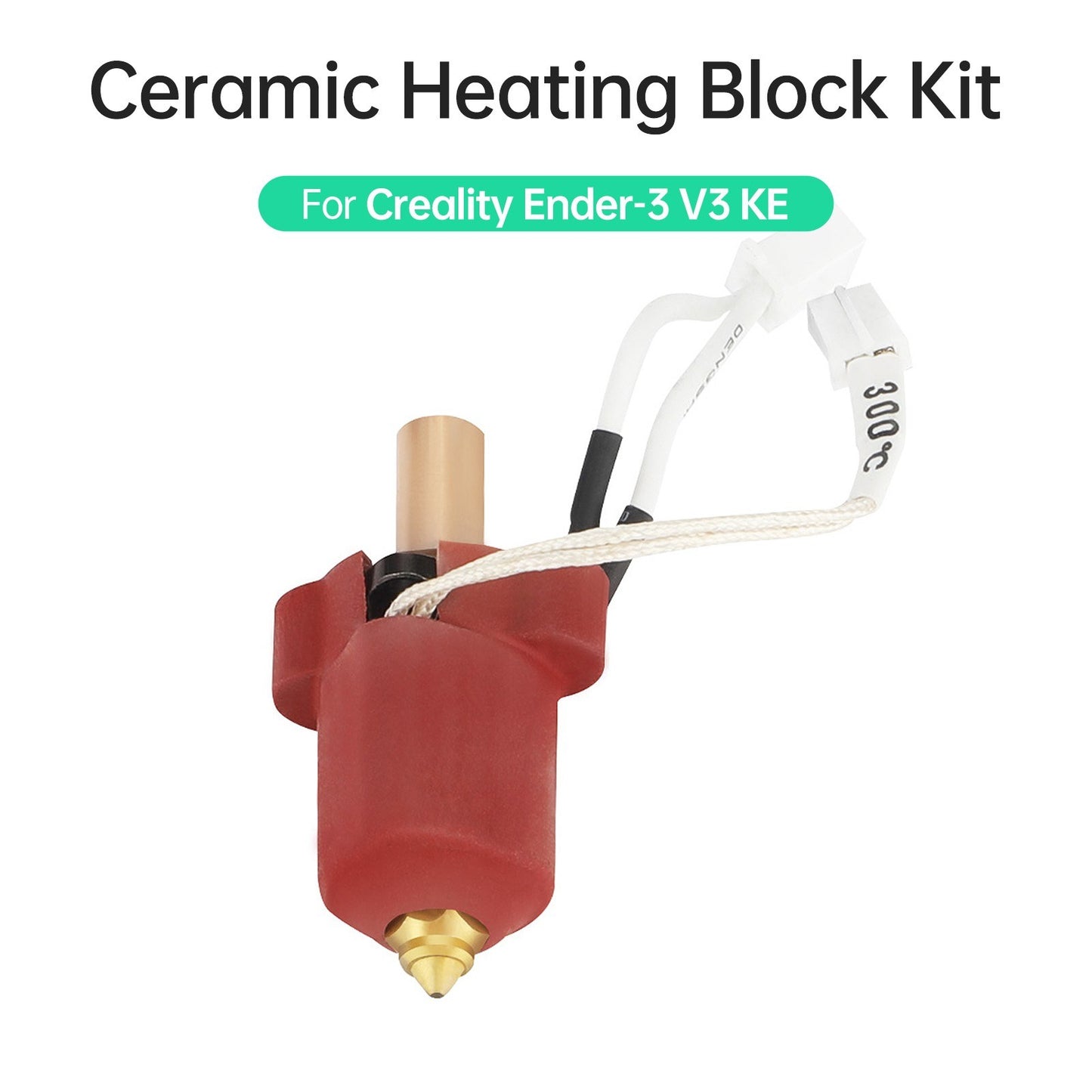 Creality Ender-3 V3 KE Ceramic Heater Block Kit for PLA/ABS/PETG/TPU