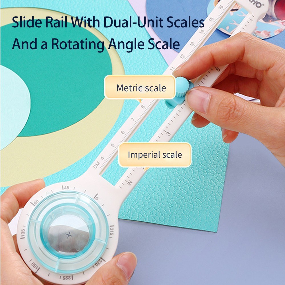 KW-triO Manual Circle Cutter for Craft Paper - Round Cutting Tool