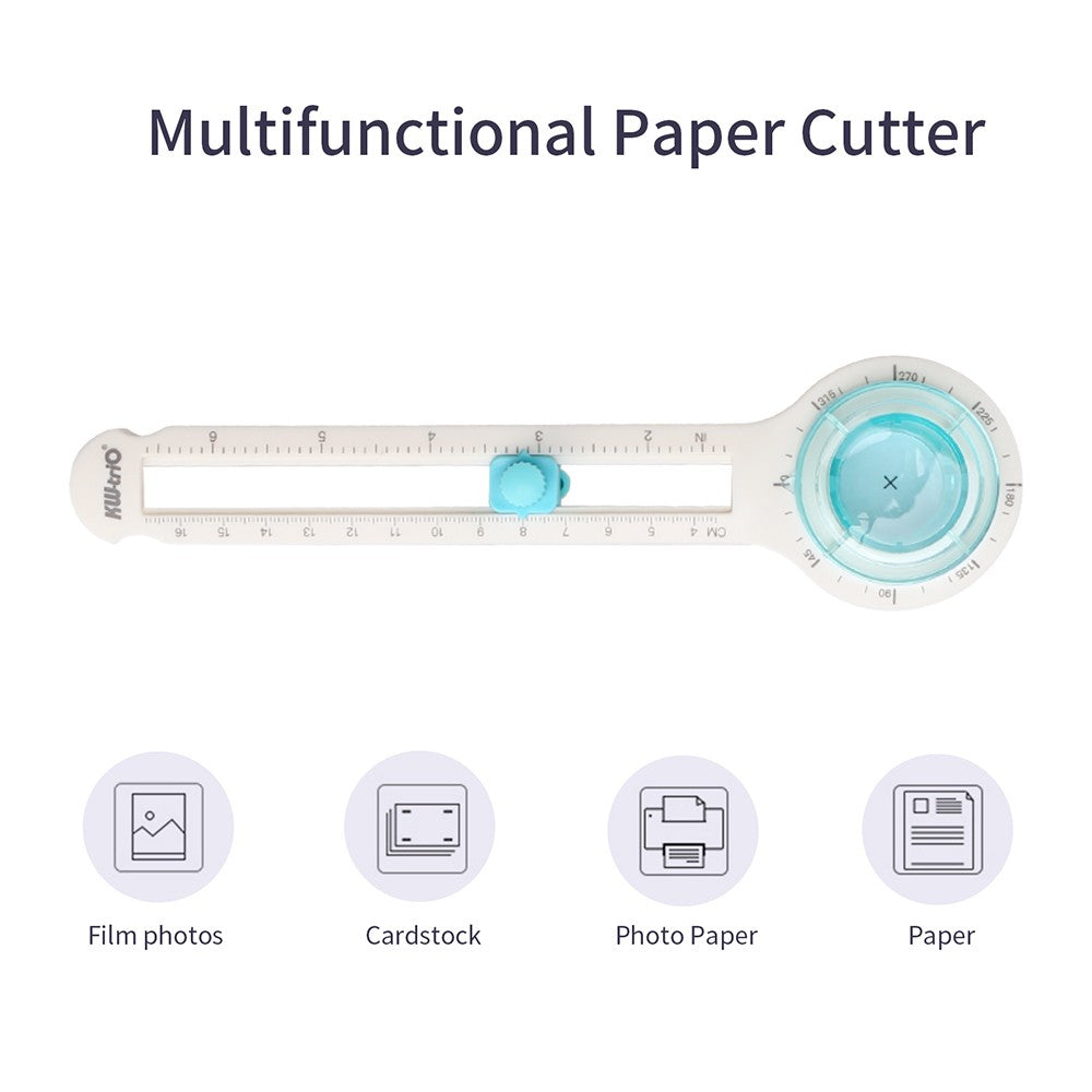 KW-triO Manual Circle Cutter for Craft Paper - Round Cutting Tool