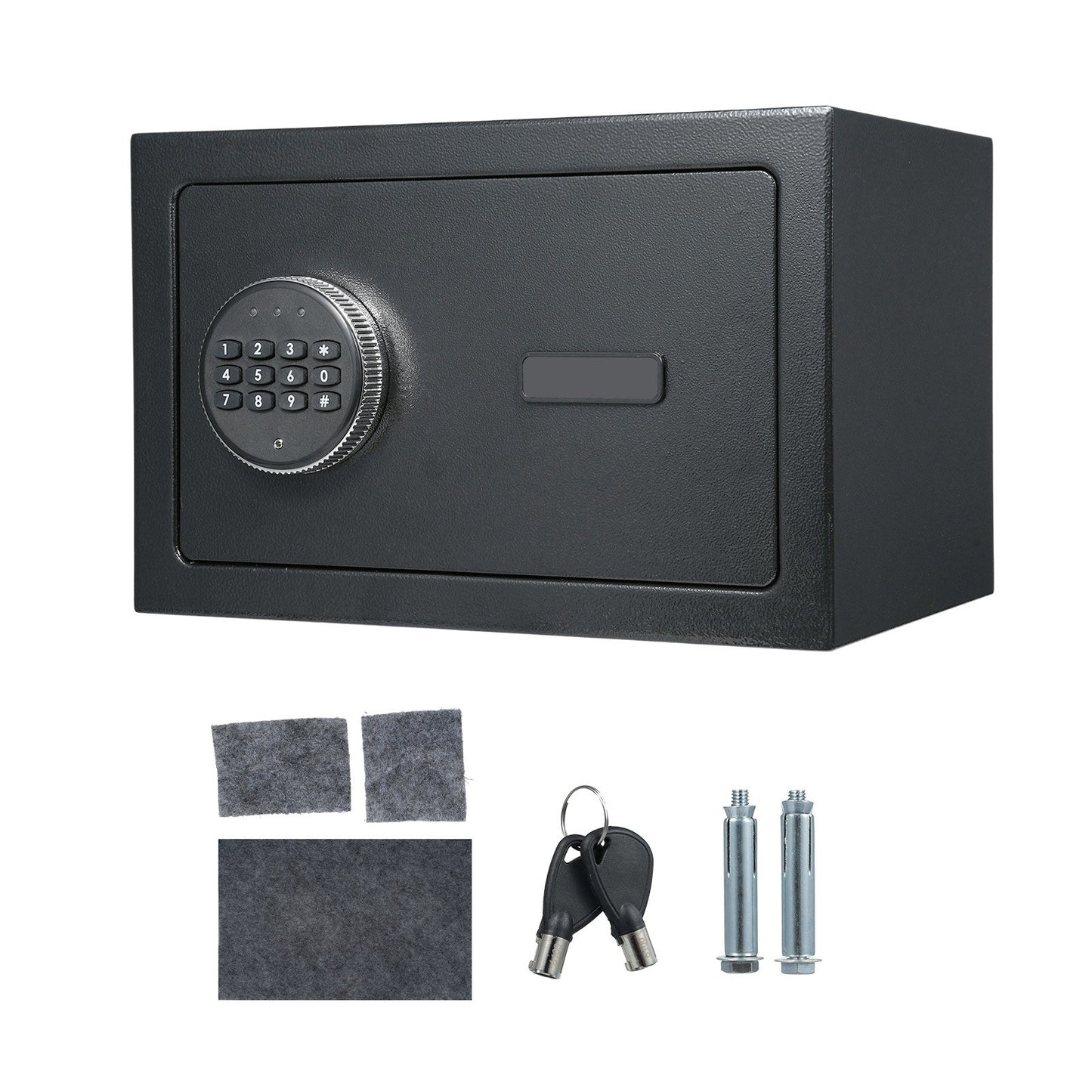 Fireproof Waterproof Home Safe with Keypad, Alarm System, and 2 Spare Keys