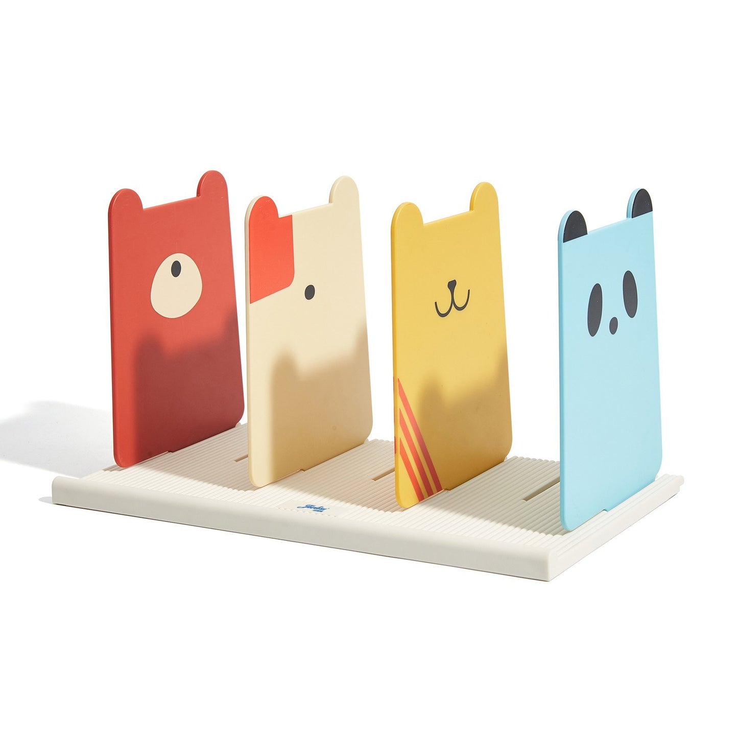 Desktop Book Organizer with Adjustable Sections - Vertical File Sorter for Home & Office