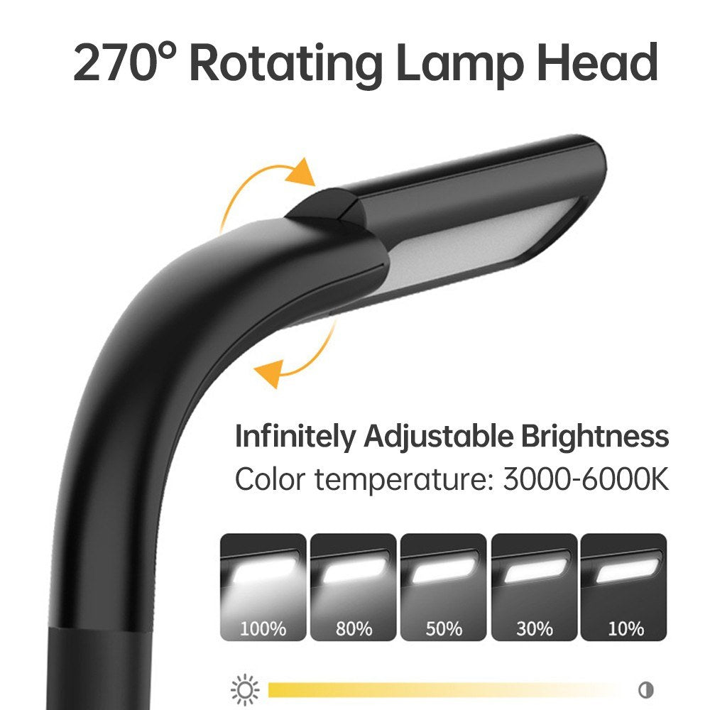 Rechargeable Neck Reading Light, Adjustable 3-Color Brightness, Eye-friendly with Bendable Arms – Ideal for Dorm, Knitting, Repairing, Running, Camping, Gifts for Birthdays, Graduation, Fathers & Mothers Day, Christmas