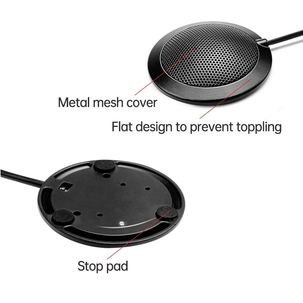 360° USB Conference Speakerphone Mic - M1 Desktop Omnidirectional Plug & Play