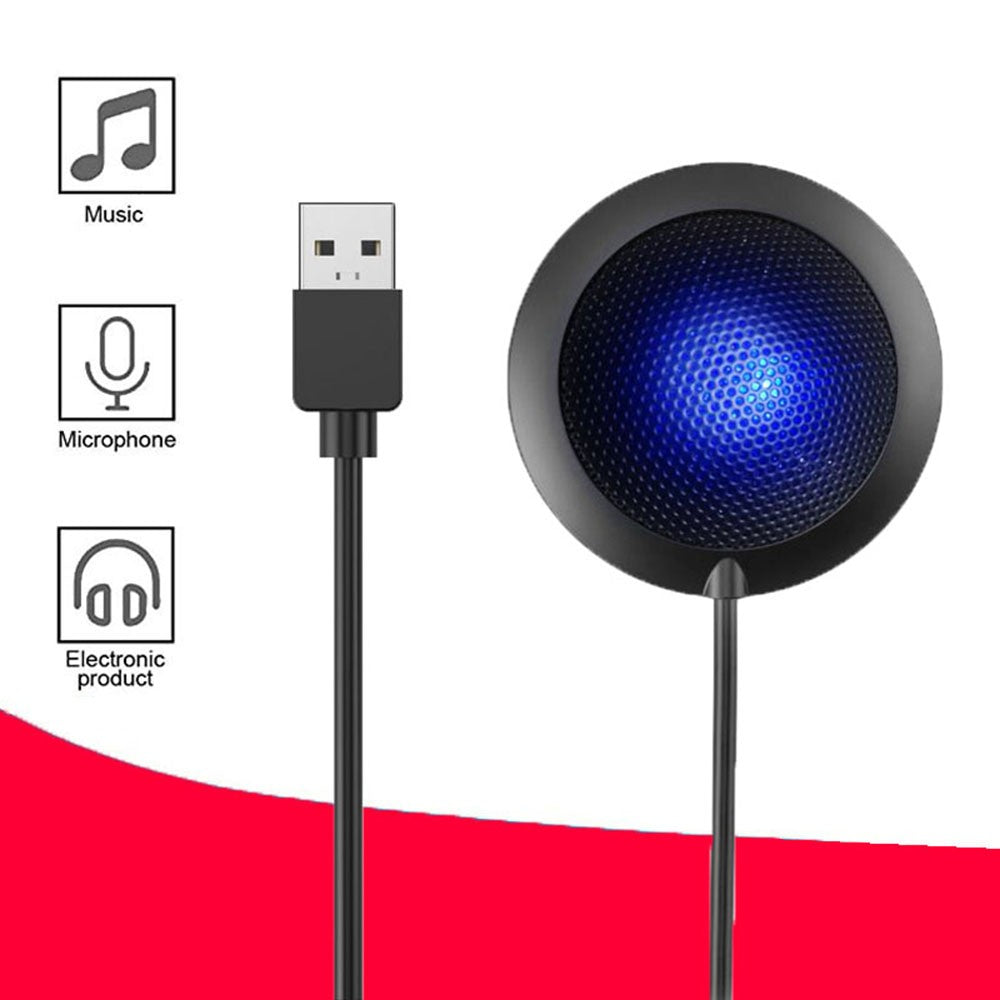 360° USB Conference Speakerphone Mic - M1 Desktop Omnidirectional Plug & Play