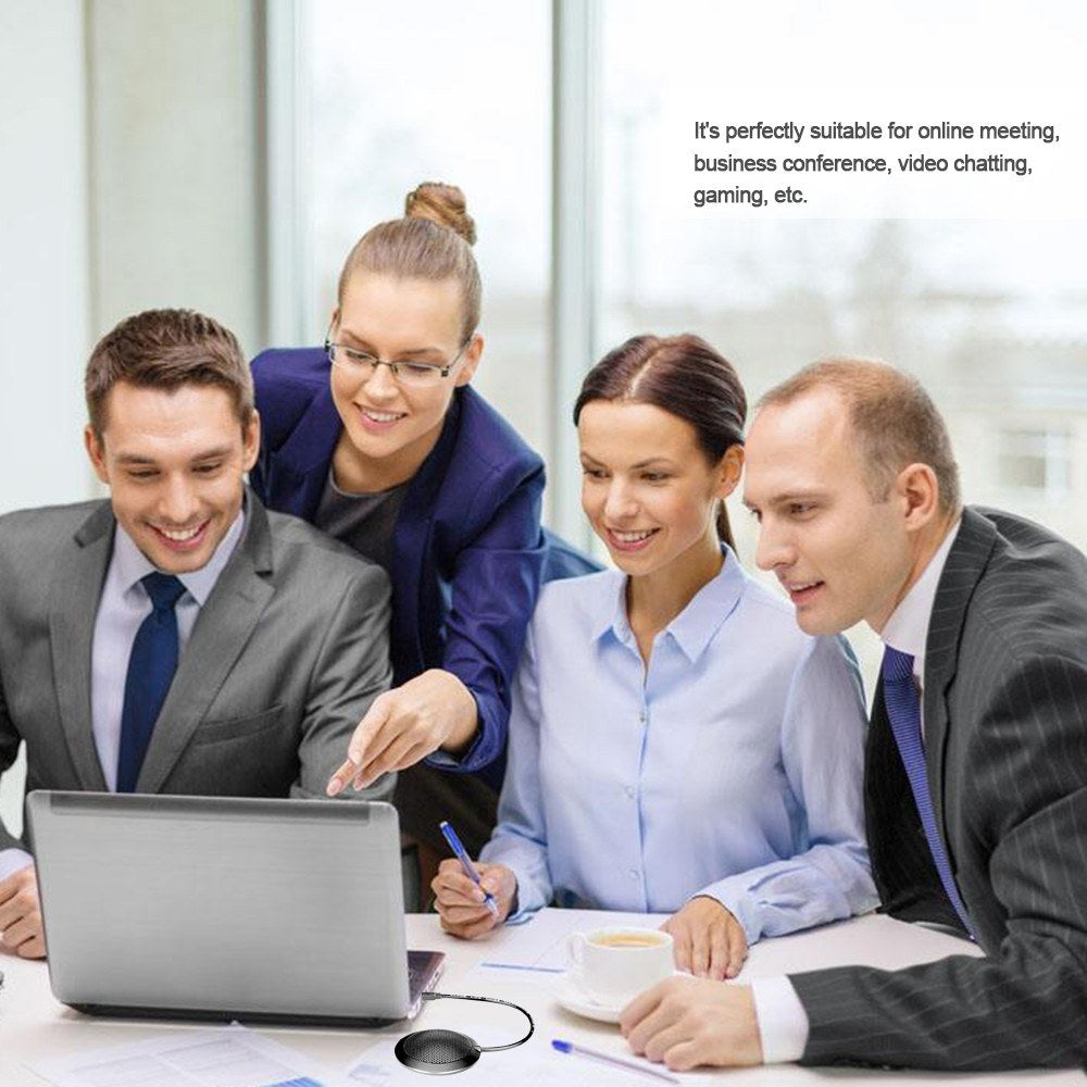 360° USB Conference Speakerphone Mic - M1 Desktop Omnidirectional Plug & Play