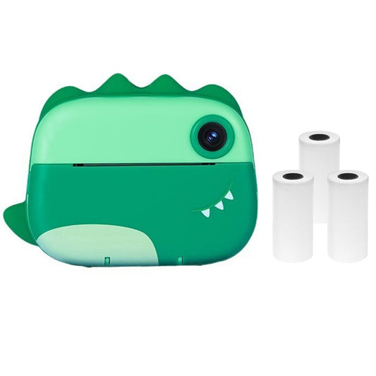 Instant Kids Camera with Thermal Printer, 2.4 Dual Screen, Timer, 1080P Video, Inkless Printing + 3 Paper Rolls