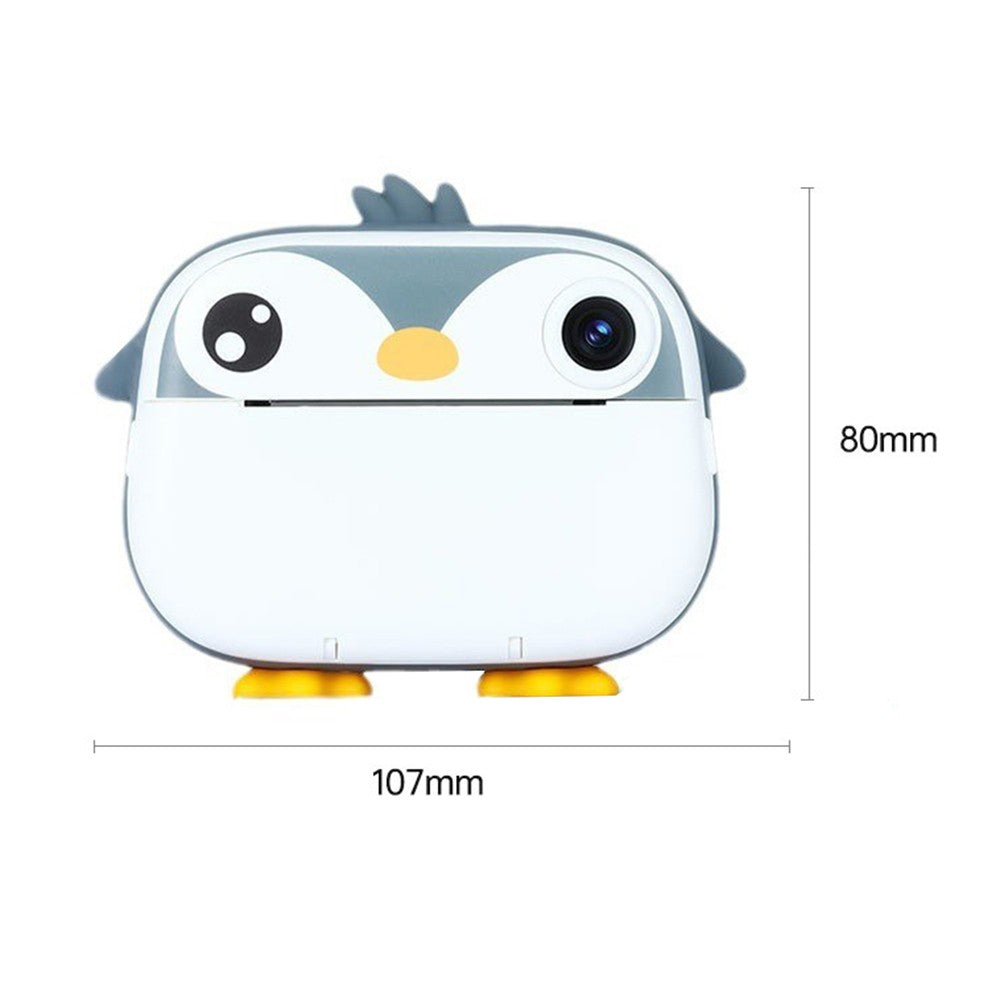 Instant Kids Camera with Thermal Printer, 2.4 Dual Screen, Timer, 1080P Video, Inkless Printing + 3 Paper Rolls