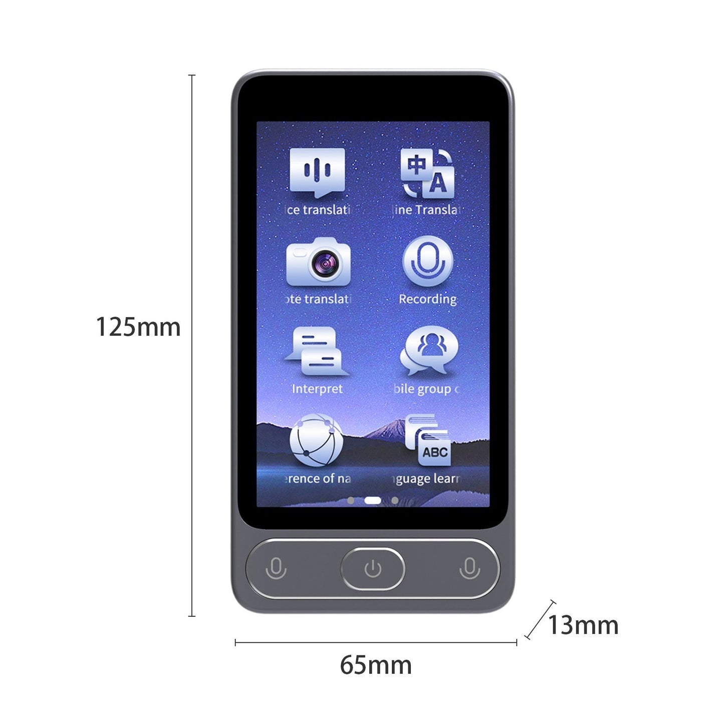 TR10 Portable Language Translator Device
