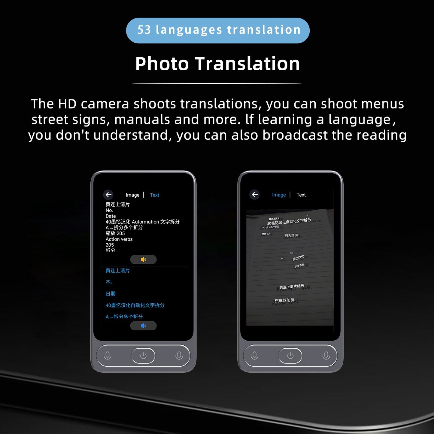 TR10 Portable Language Translator Device