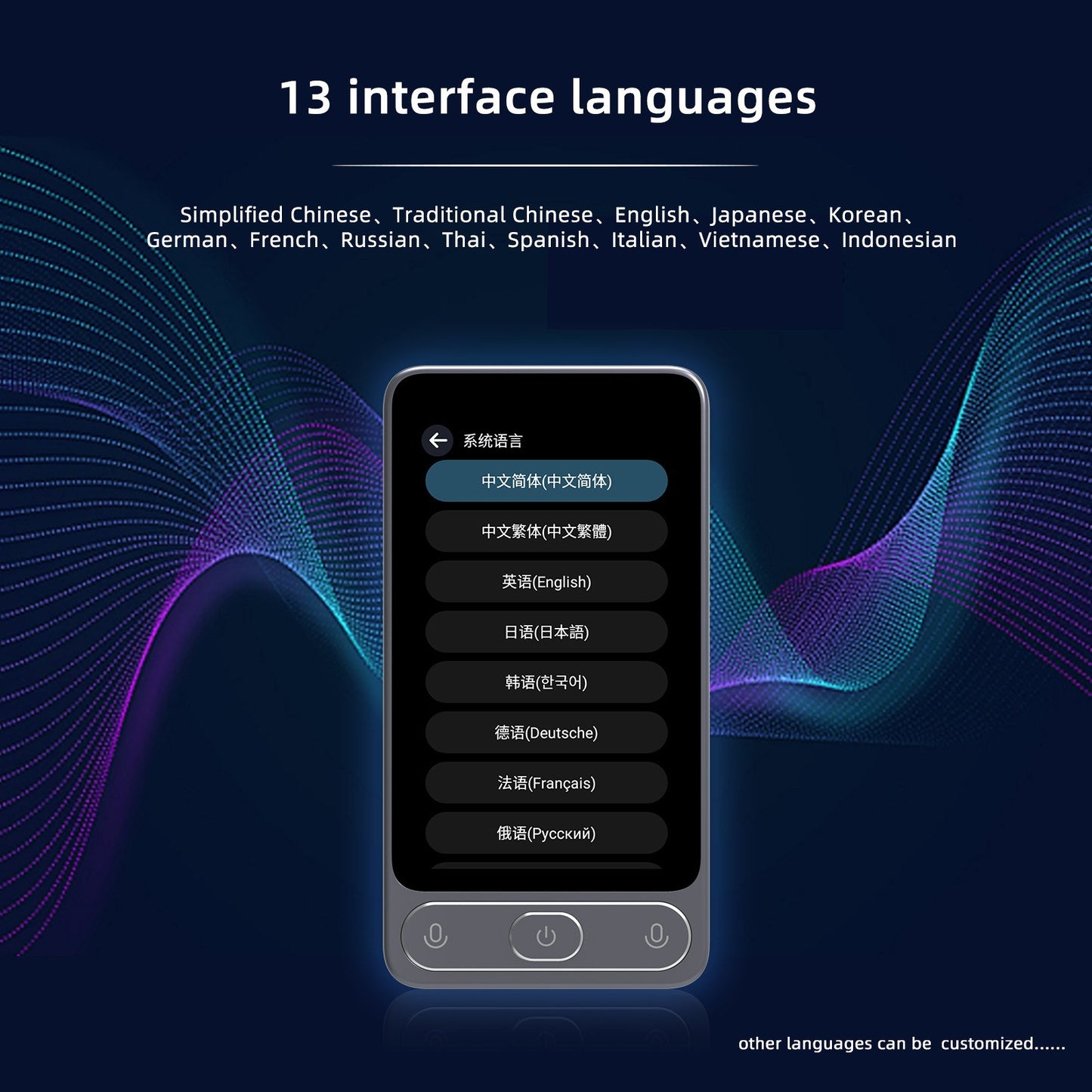 TR10 Portable Language Translator Device